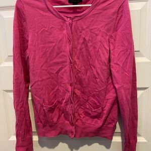 Banana Republic Fuchsia Cardigan Sweater